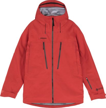 Armada Haydon 3L Gore-Tex Jacket in Rot, Hardshell mit Kapuze