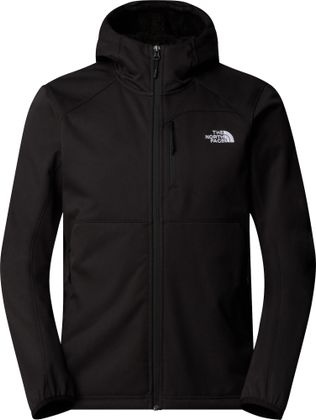 The North Face Quest Hooded Softshell in Schwarz mit Kapuze