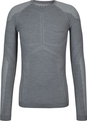 Falke Wool-tech Light Langarmshirt in Grau