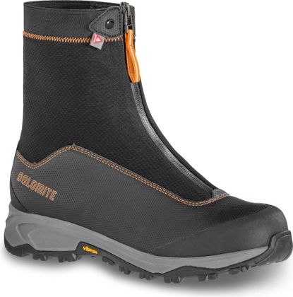 Dolomite Tamaskan 1.5 in Schwarz und Grau, hoher Winterstiefel mit Reißverschluss