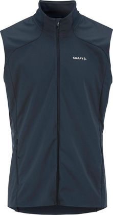 Craft Nordic Race Vest in Dunkelblau, Langlaufweste mit Stehkragen