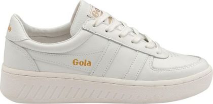 Gola Grandslam Leather in Weiß, Leder-Sneaker im Court-Stil