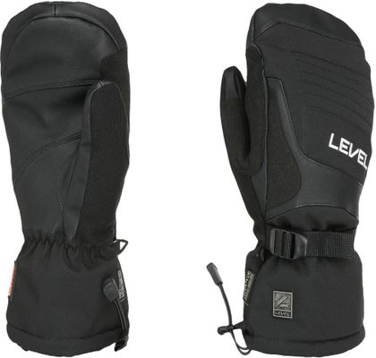 Level Patrol Mitten in Schwarz mit Stulpe