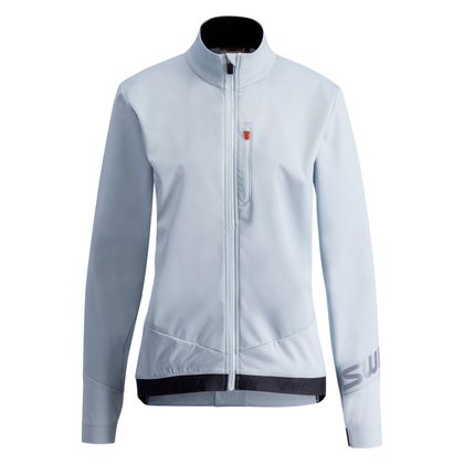 Swix Quantum Windstopper Jacket in Hellgrau, Langlaufjacke mit Stehkragen