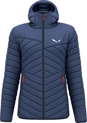 Salewa Brenta RDS Down Jacket in Dunkelblau, gesteppt, mit Kapuze