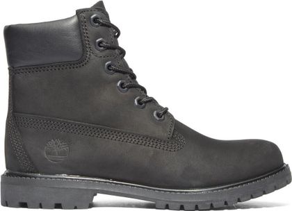 Timberland 6 Inch Lace Up Waterproof Boot in Schwarz, gefütterter Freizeitstiefel