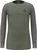 odlo steel grey melange - matte green (10846)