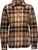 bark brown-off white plaid (9502)