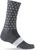 charcoal/white dots