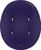 matte deep plum / black