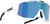 matt white, matt white jawbone + spare jawbone in black - smoke w blue multi (70010437)