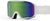 white 2324 - green solx mirror antifog (1DG-C5)