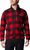 mountain red, check print, mtn red black (613)