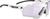 impactx™ photochromic 2laser purple - white gloss (bumpers included)