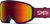 deep plum gradient - red solx mirror antifog