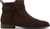 dark brown suede