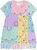 bandanna round color emb (03517L)