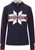 navy offwhite red rose (C00)