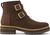 dark brown nubuck leather