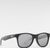matte black/silver mirror (001)