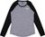 grey heather / black