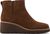 dark brown suede
