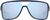 matte trans blue/prizm deep water polarized (914706)