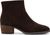 dark brown suede
