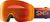 electric orange sunrise - chromapop everyday red mirror