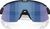 matt black + head strap in black - brown w blue multi + spare lens orange (70020441)