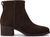 dark brown suede/deco stitch