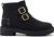 black nubuck pu/studs