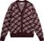 cardi jacquard - winetasting (G164)
