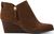 dark brown suede