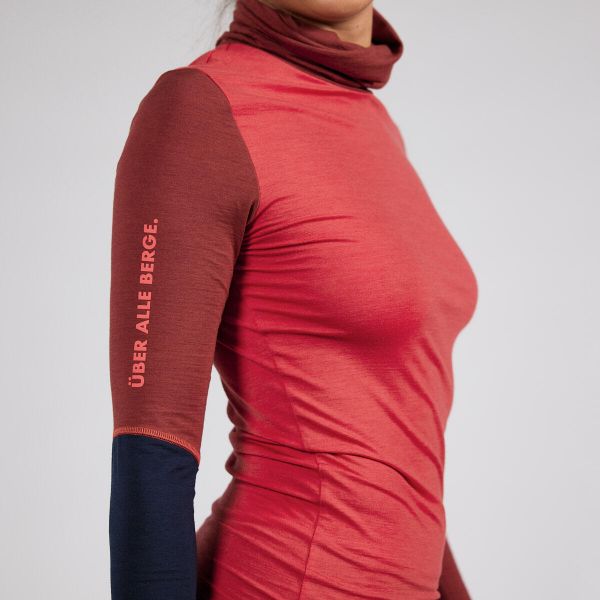 Langarm-shirt Merino über Alle BERGE.