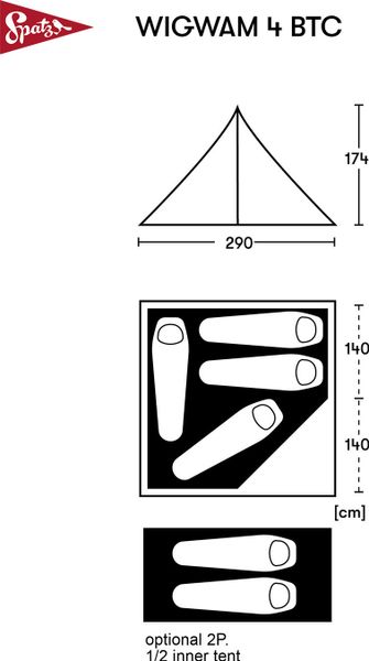 Tent Wigwam 4 BTC