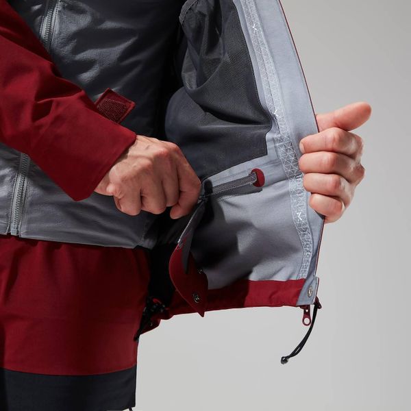 M MTN Arete Descend GTX Jacket Dkred/Blk