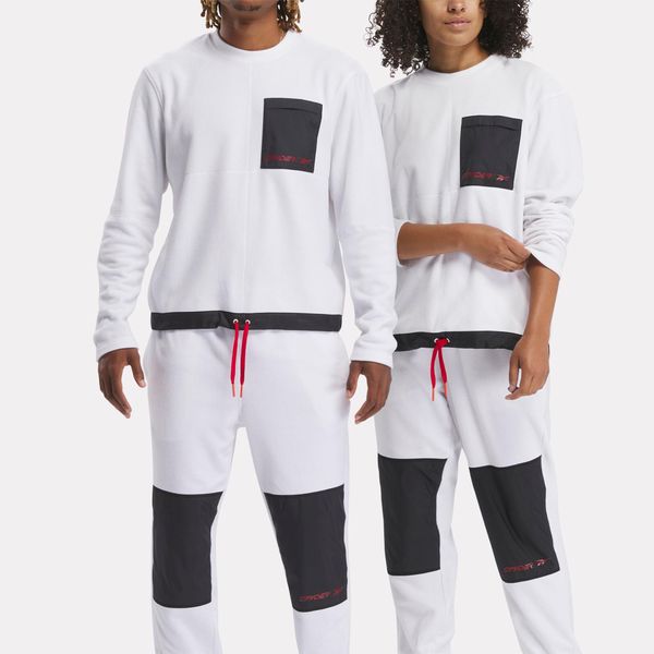 Lounge Long Sleeve Crew Pullover Fleece
