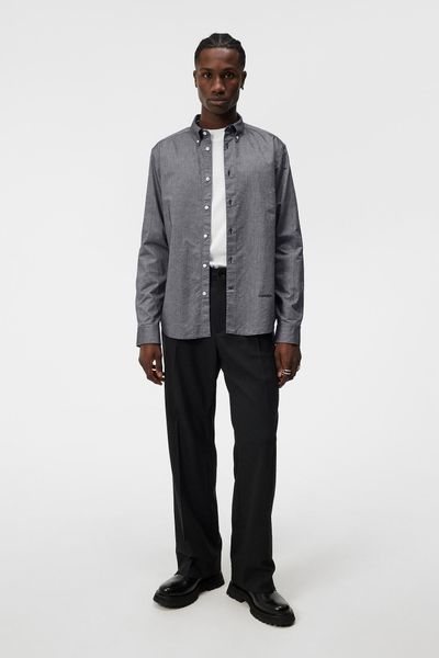 Stretch Oxford Org Slim Shirt