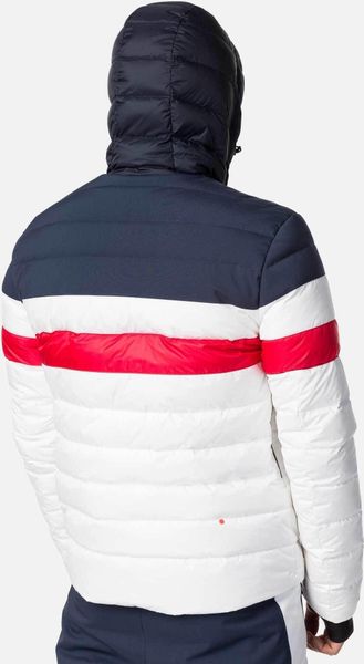 Colour Block Quilted Down Jacket