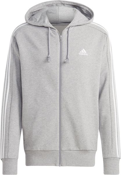 Essentials French Terry 3-Stripes Full-zip Hoodie