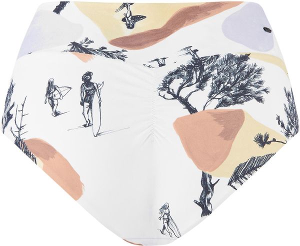 High Waist Print Bottoms