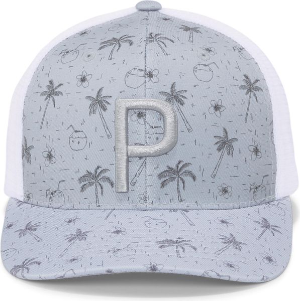 Tropical Bliss P Trucker Snapback Cap