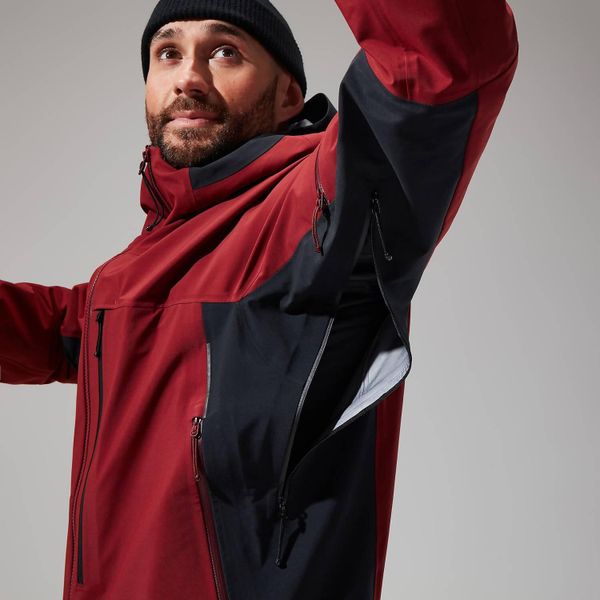 M MTN Arete Descend GTX Jacket Dkred/Blk