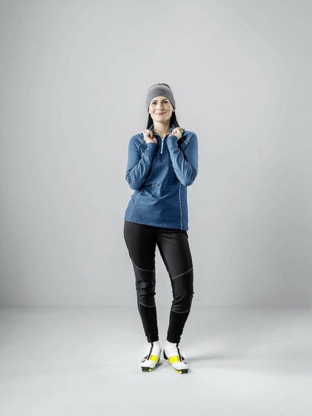 Women Midlayer Fine Stripe Transtex