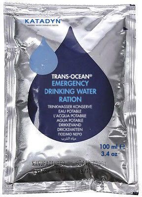 Trans-ocean Emergency Drinking Water Ration (5x100 ml)