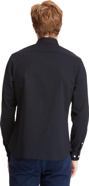 Mens LS E-R Pop Solid Shirt