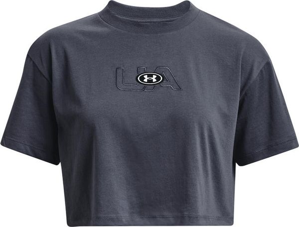 Women's UA Branded Logo Crop Short Sleeve