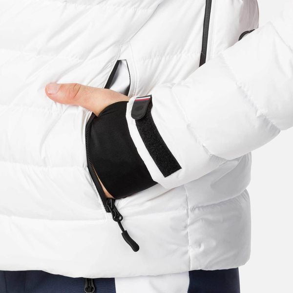 Colour Block Quilted Down Jacket