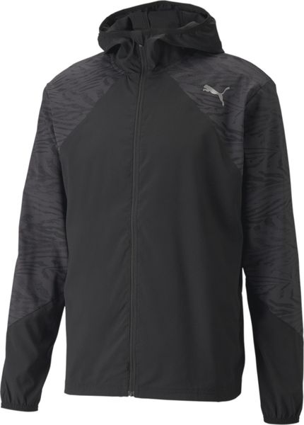 Run Graphic Hooded Jacket M